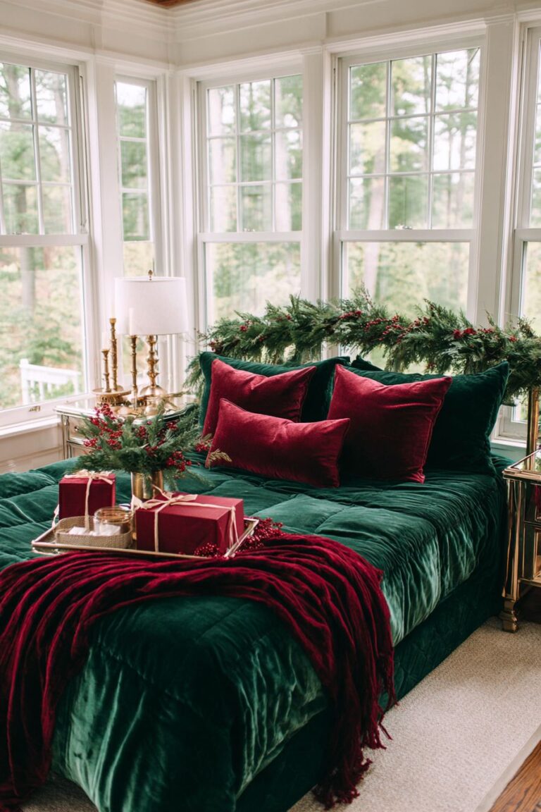 Aesthetic Christmas Bedroom Ideas