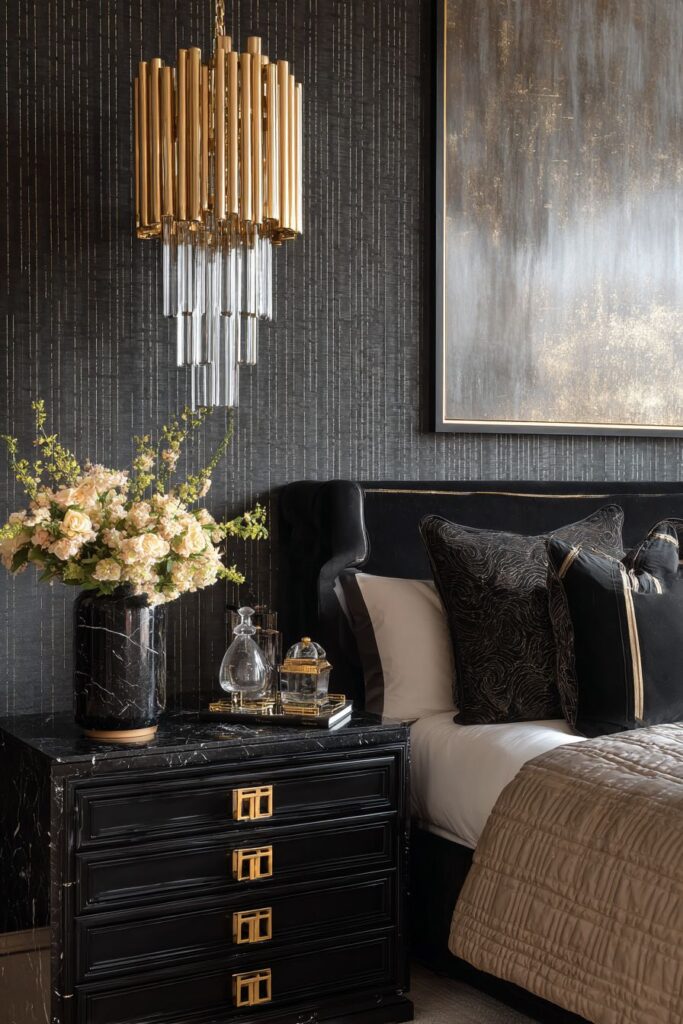 Art Deco Glamour with Lacquered Finishes