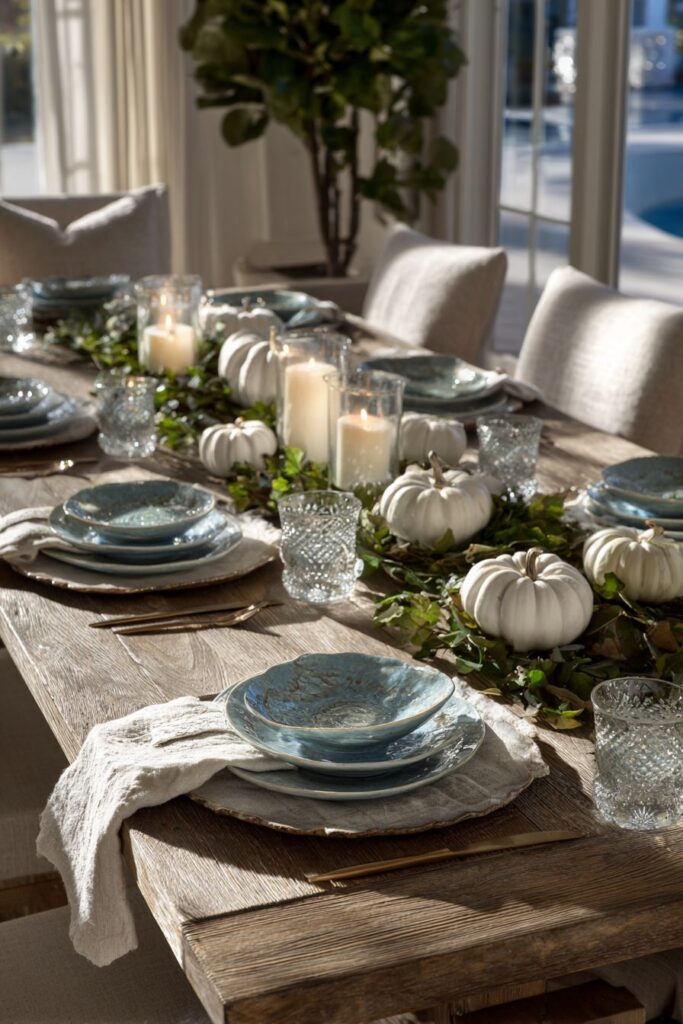 Powder Blue Ceramic Sophistication