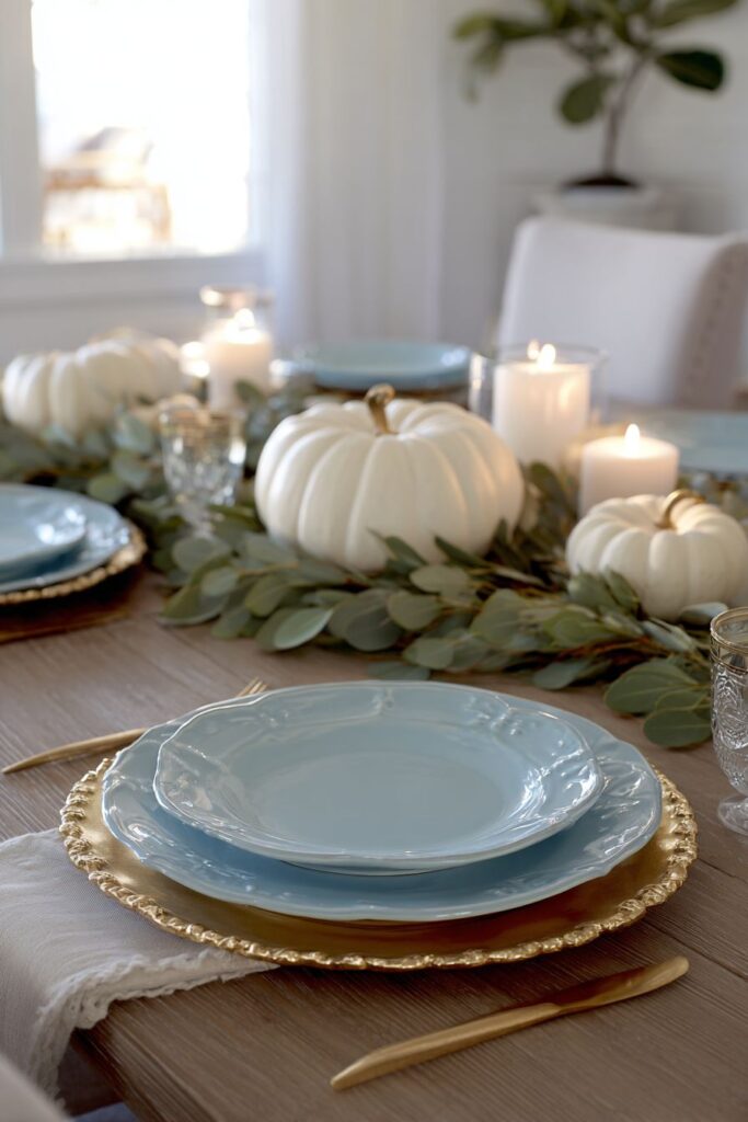 Powder Blue Ceramic Sophistication