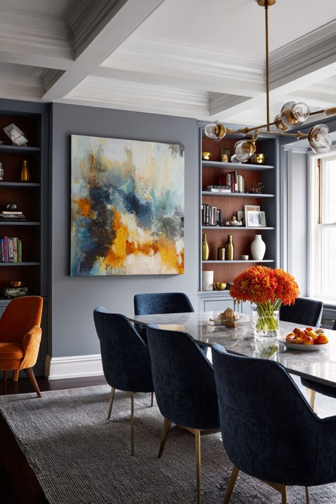 Marble and Brass Elegance