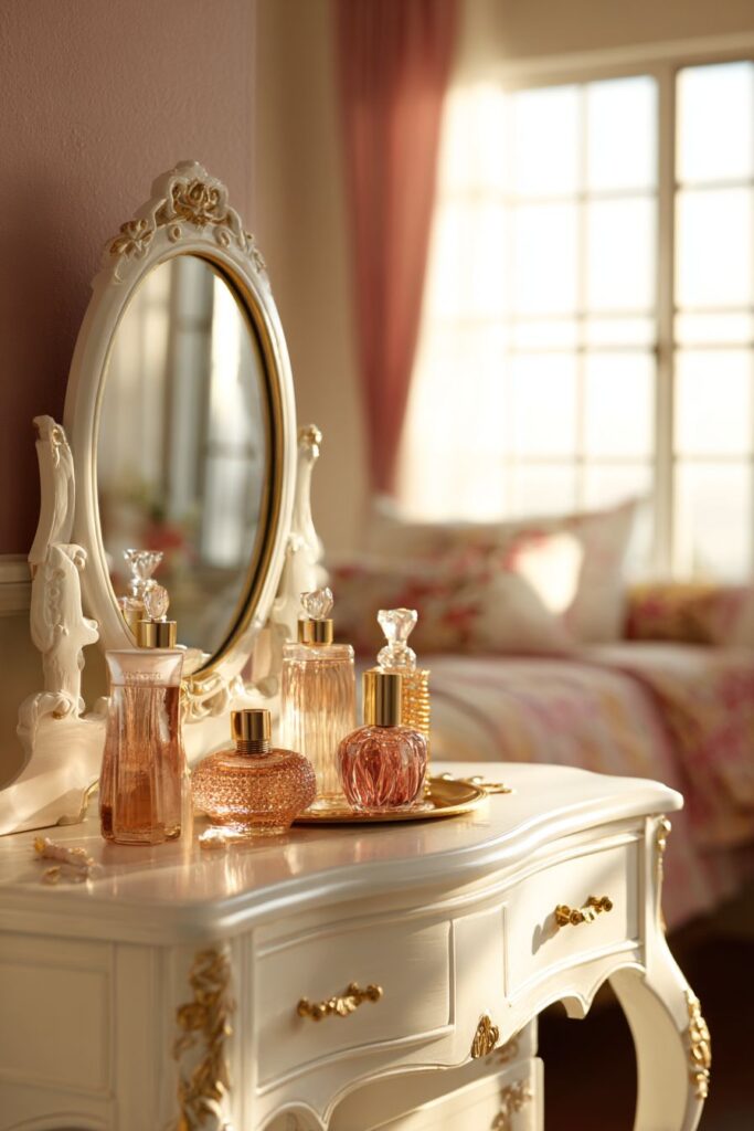 French-Inspired Vanity Elegance with Morning Light