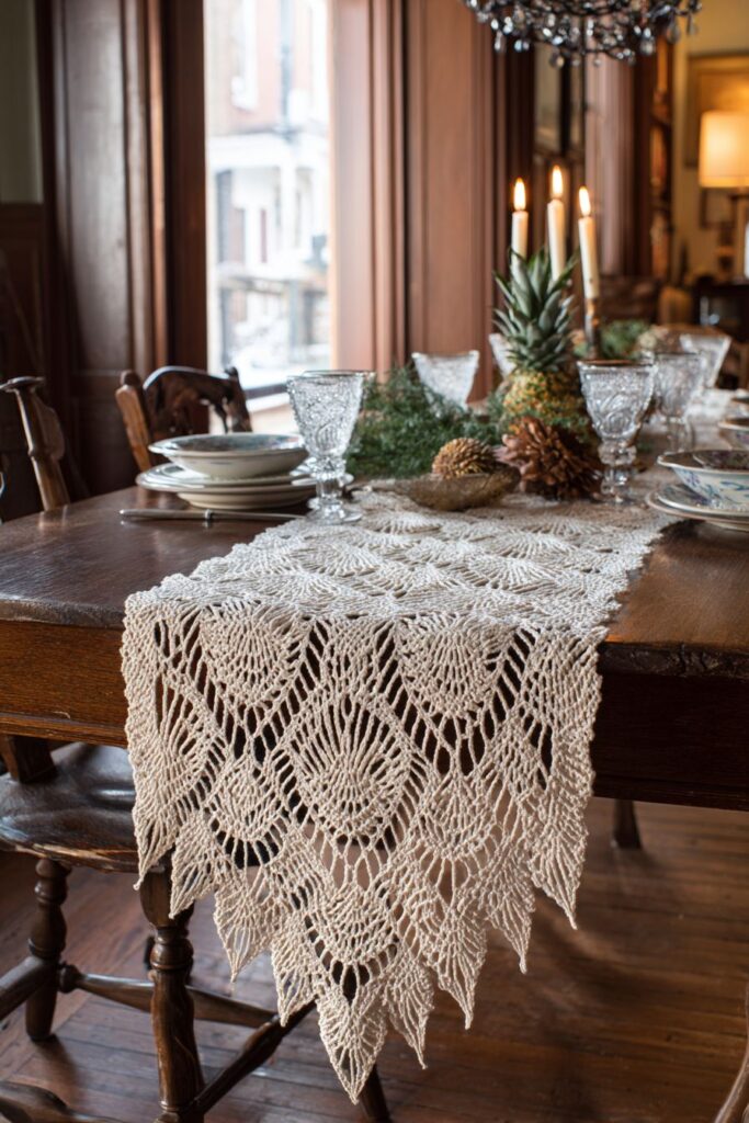 Heirloom Pineapple Pattern Sophistication