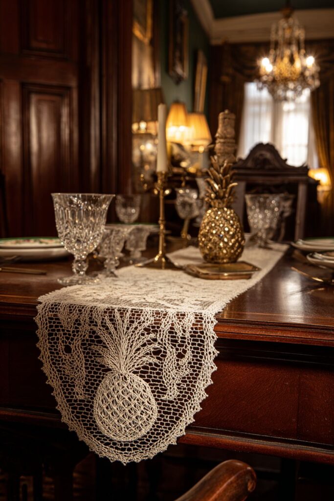 Heirloom Pineapple Pattern Sophistication