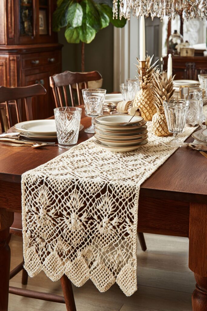 Heirloom Pineapple Pattern Sophistication