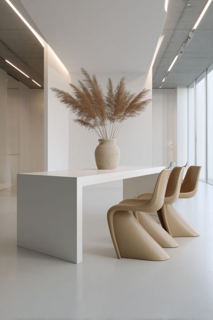 Modern Minimalist Dinner Table