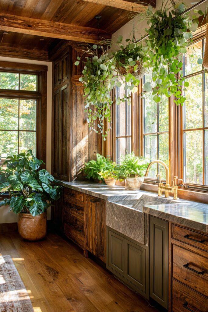 Sage Green Serenity with Reclaimed Wood Character