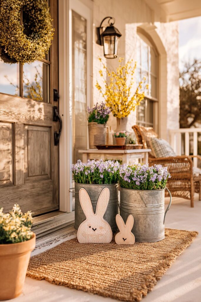 Layered Doormat Design with Natural Materials