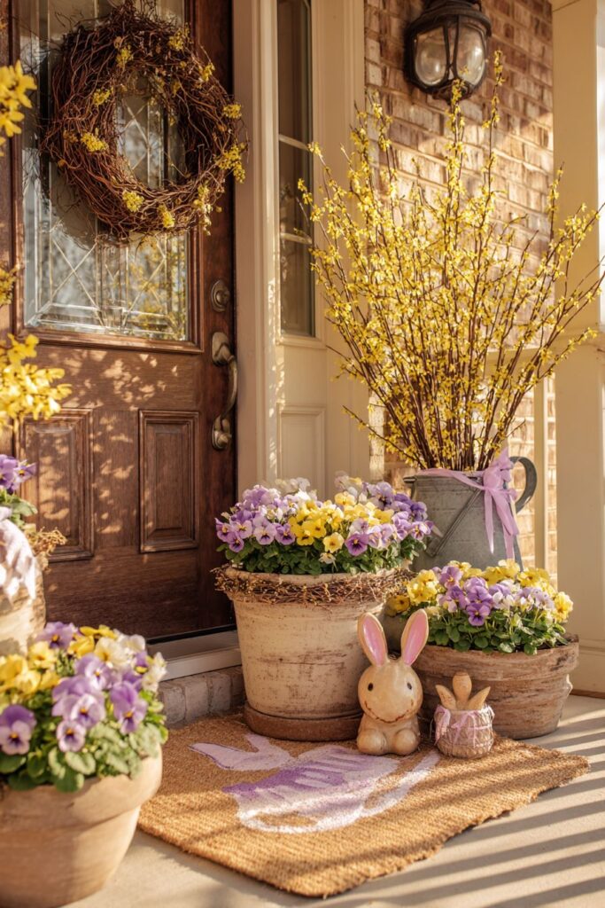 Layered Doormat Design with Natural Materials