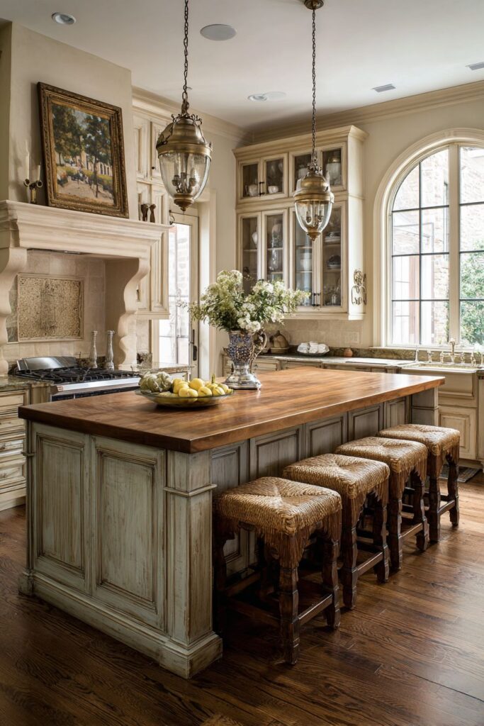 Reclaimed Wood Island Centerpiece