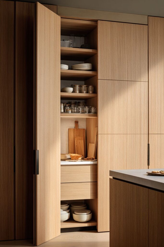 Practical Storage Solutions with Hidden Push-to-Open Mechanisms