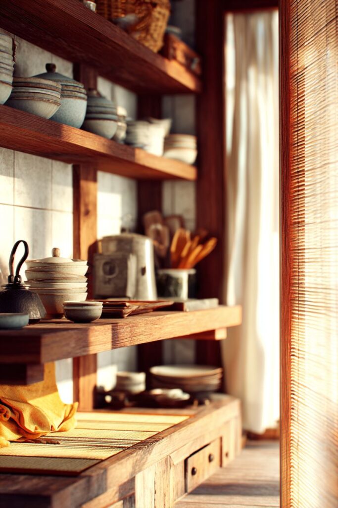 Traditional Elements with Tatami-Style Flooring