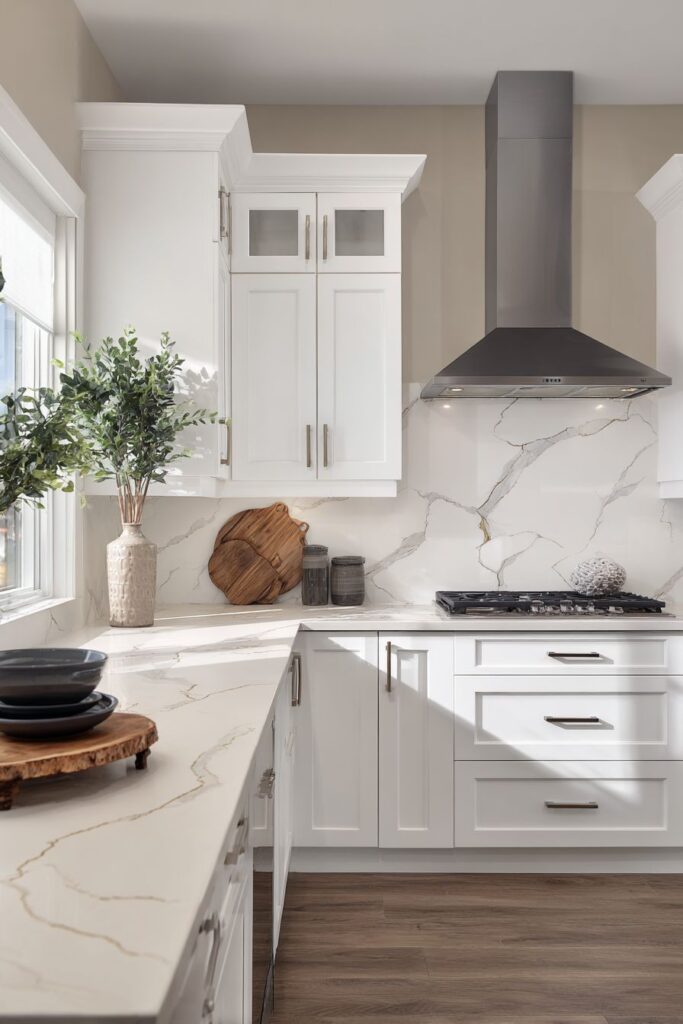 Modern Marble-Look Sophistication