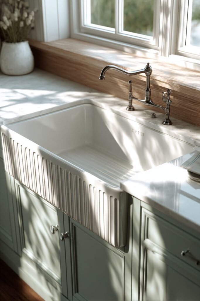 Farmhouse Apron-Front Ceramic Tradition