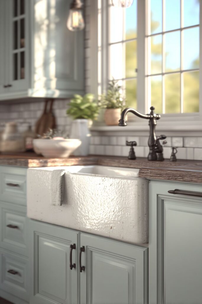 Farmhouse Apron-Front Ceramic Tradition