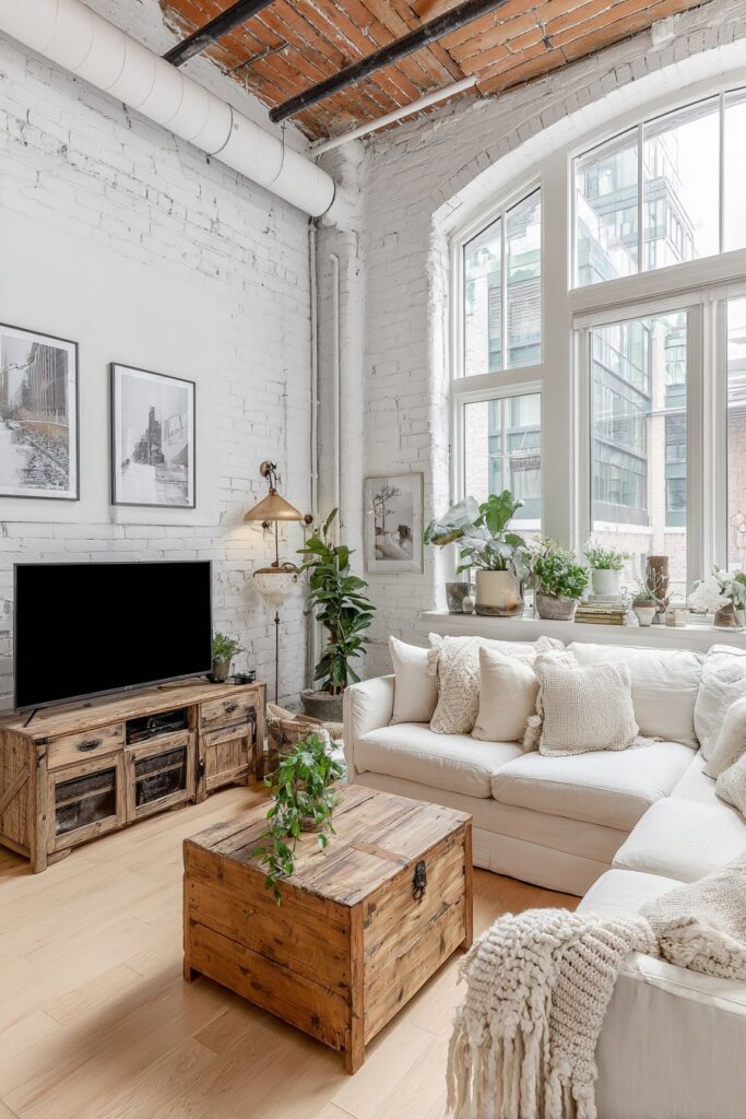 Brick Accent Wall Sophistication