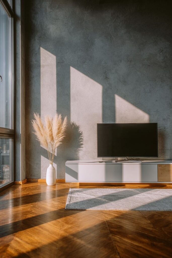 Floating Media Console Elegance