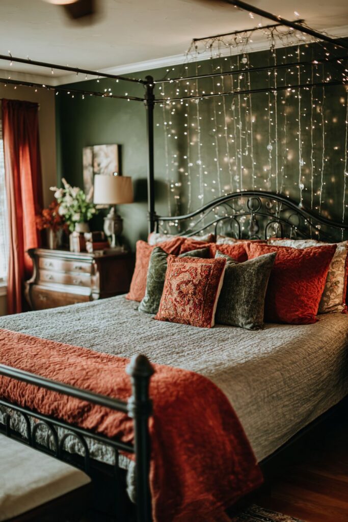 Wrought Iron Drama with Jewel-Toned Luxury