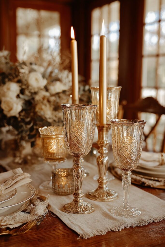 Elegant Dining Room Centerpiece Celebration