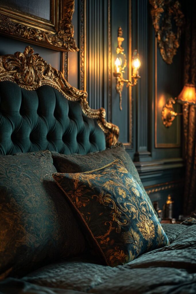 Emerald Elegance with Golden Accents