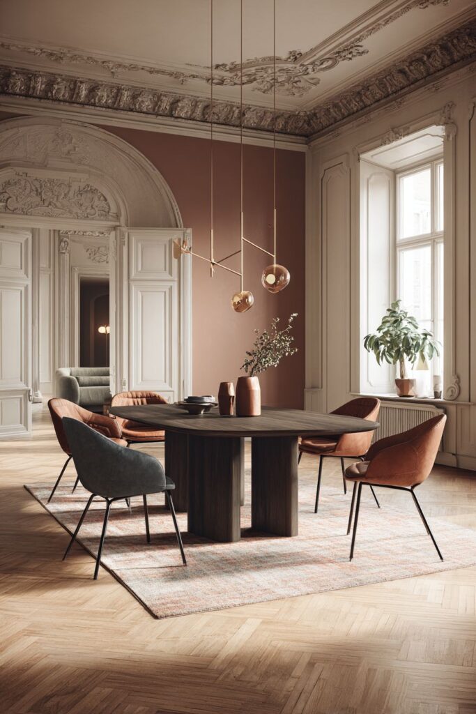 Sleek Modern Terracotta Sophistication