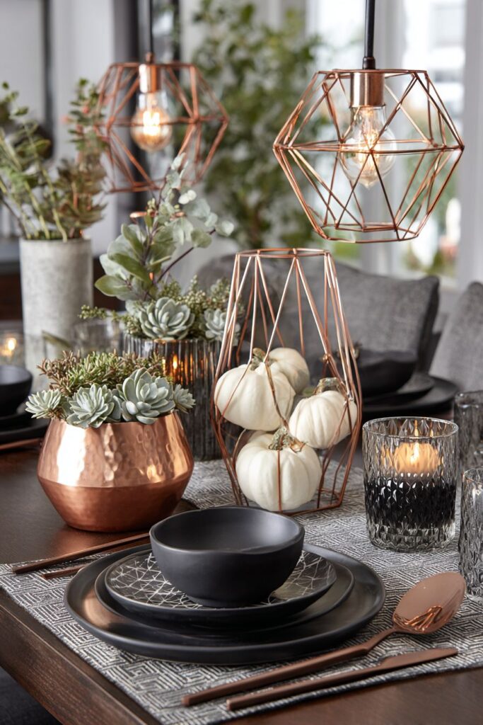 Modern Minimalist Thanksgiving Elegance