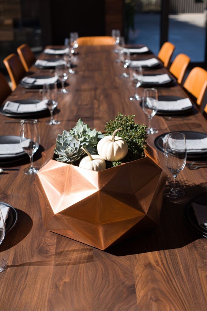 Modern Minimalist Thanksgiving Elegance