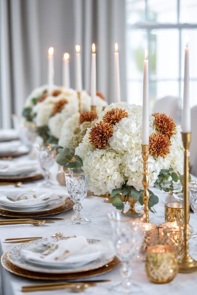 Elegant Formal Dining with Gold Accents