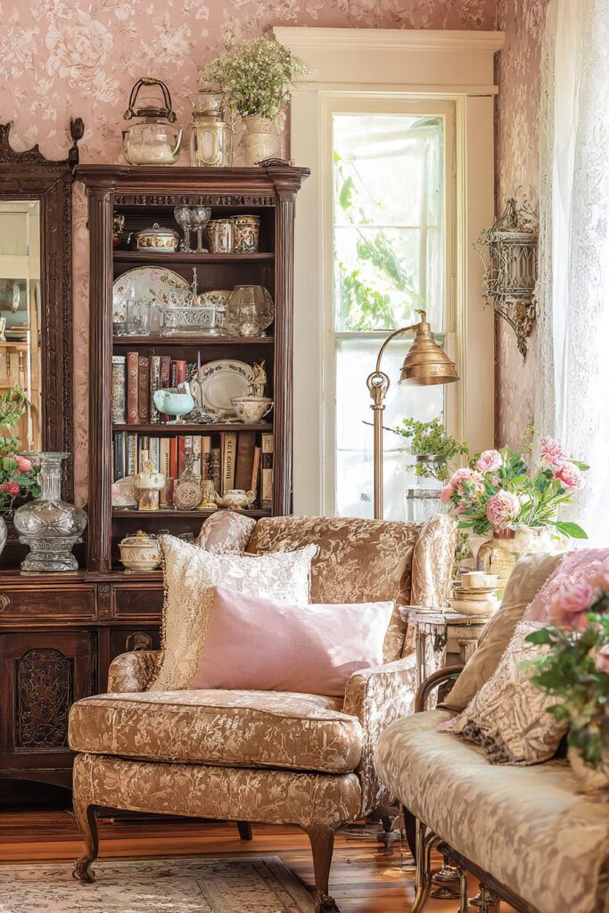 Mahogany Display Cabinet Nostalgia