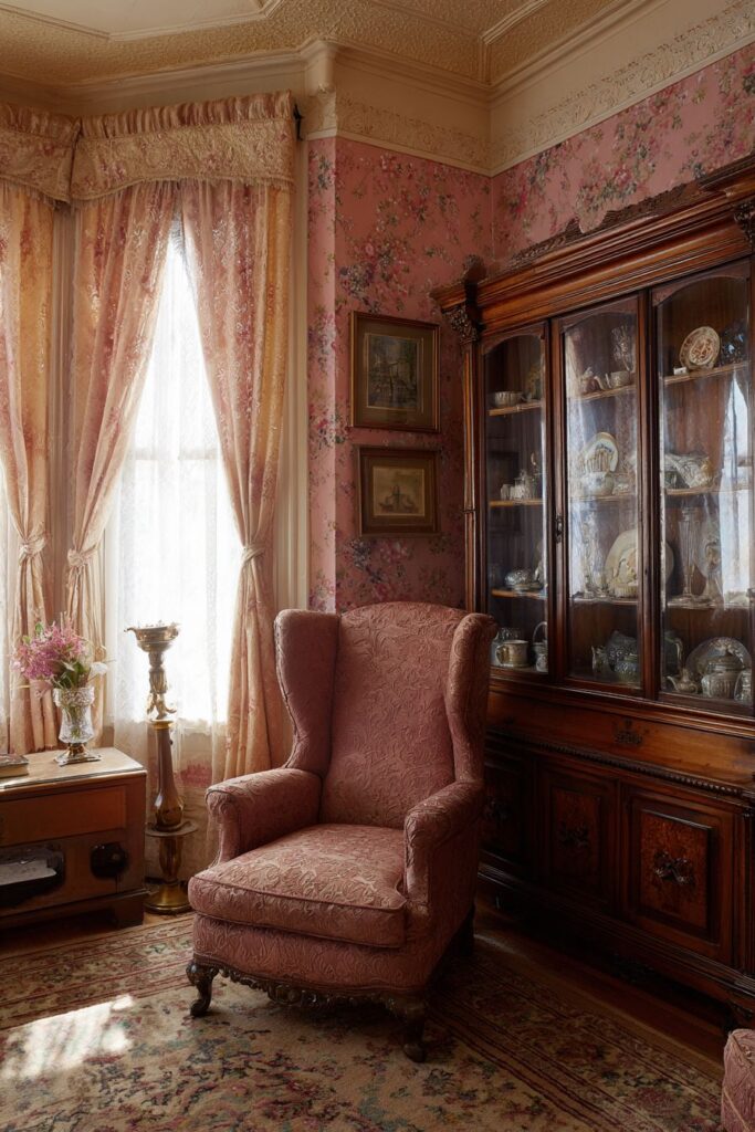 Mahogany Display Cabinet Nostalgia