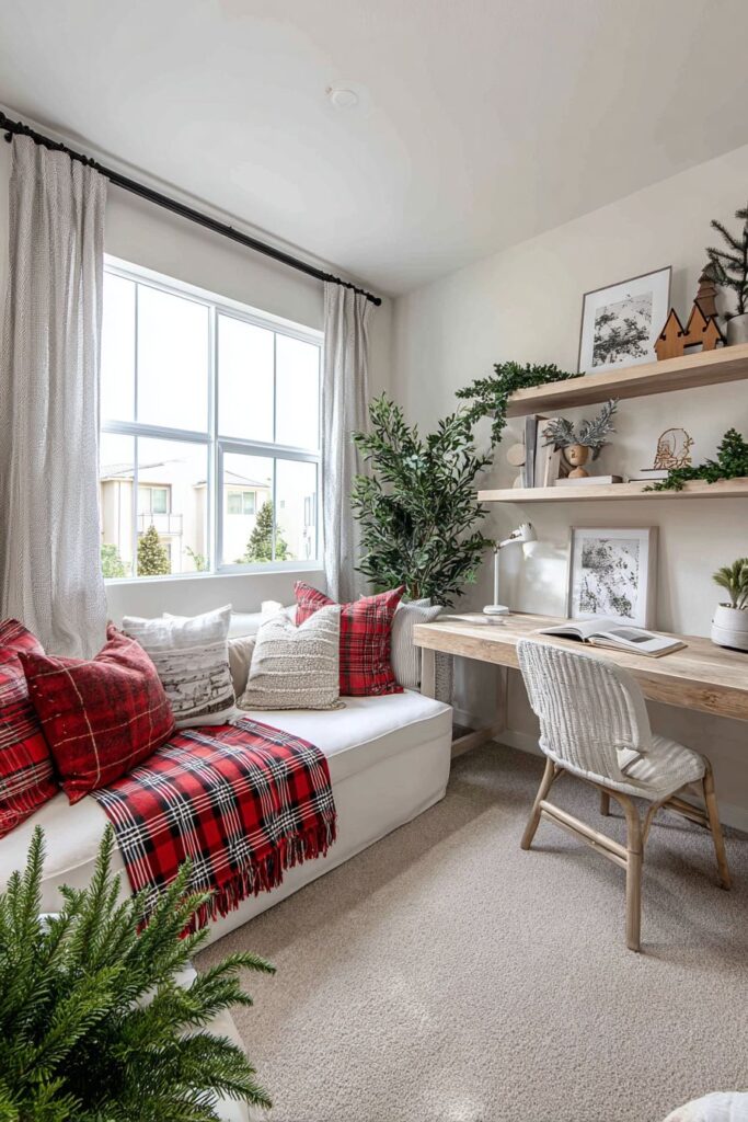 Scandinavian-Inspired Holiday Study Space