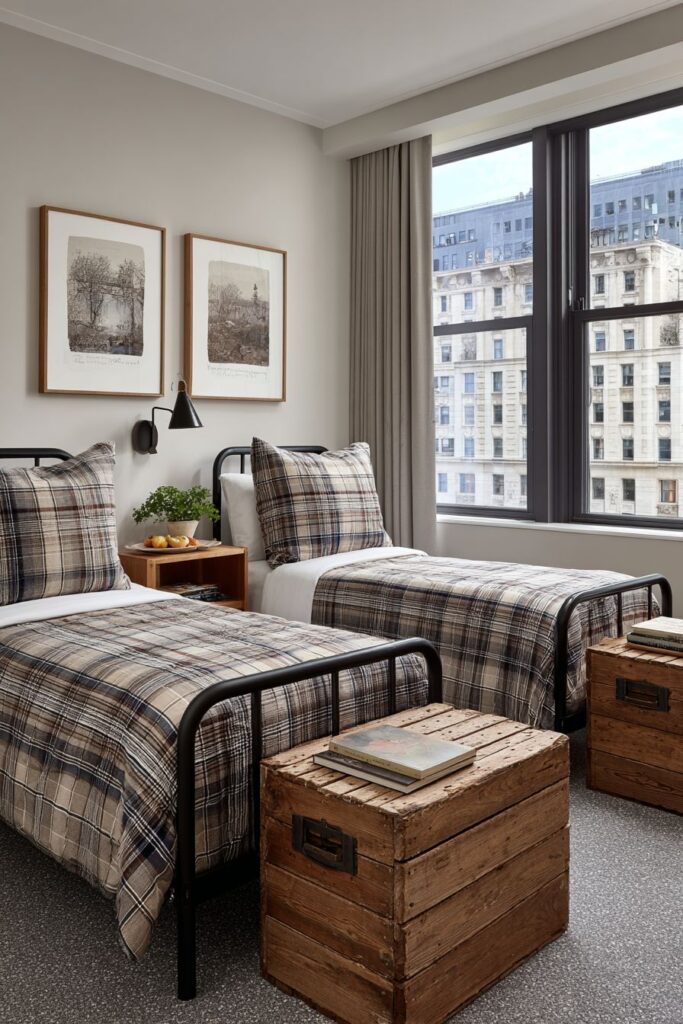 BUDGET-FRIENDLY CREATIVE TWIN BEDROOM