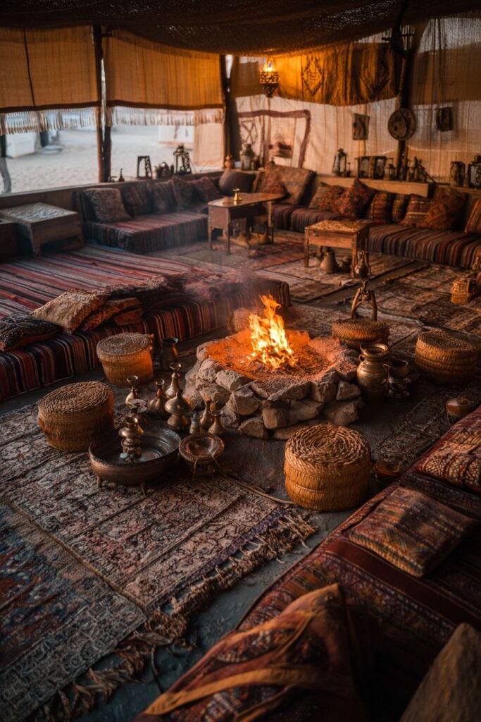 Authentic Bedouin Fire Pit Gathering