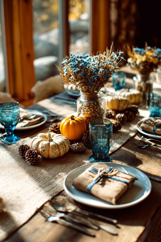 Blue Enamelware Cottage Charm