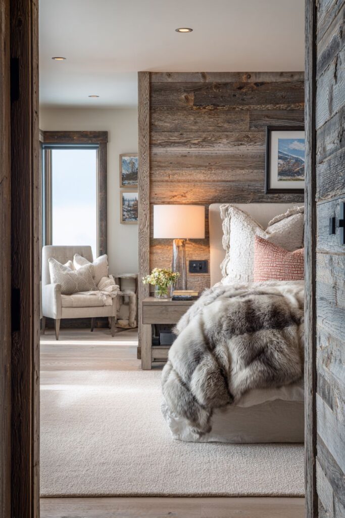 Horizontal Chocolate Wood Paneling