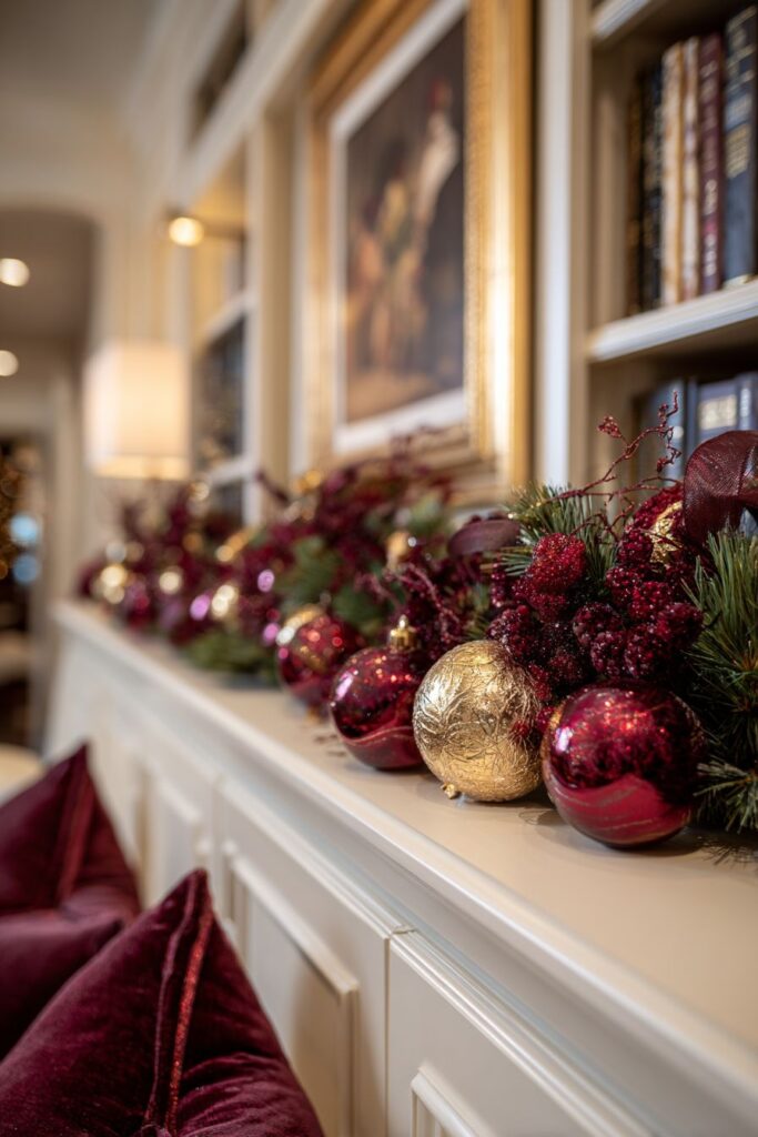 Rich Burgundy and Gold Color Scheme