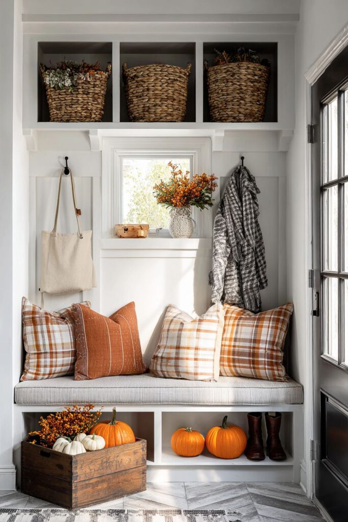 Mudroom Entry Seasonal Organization