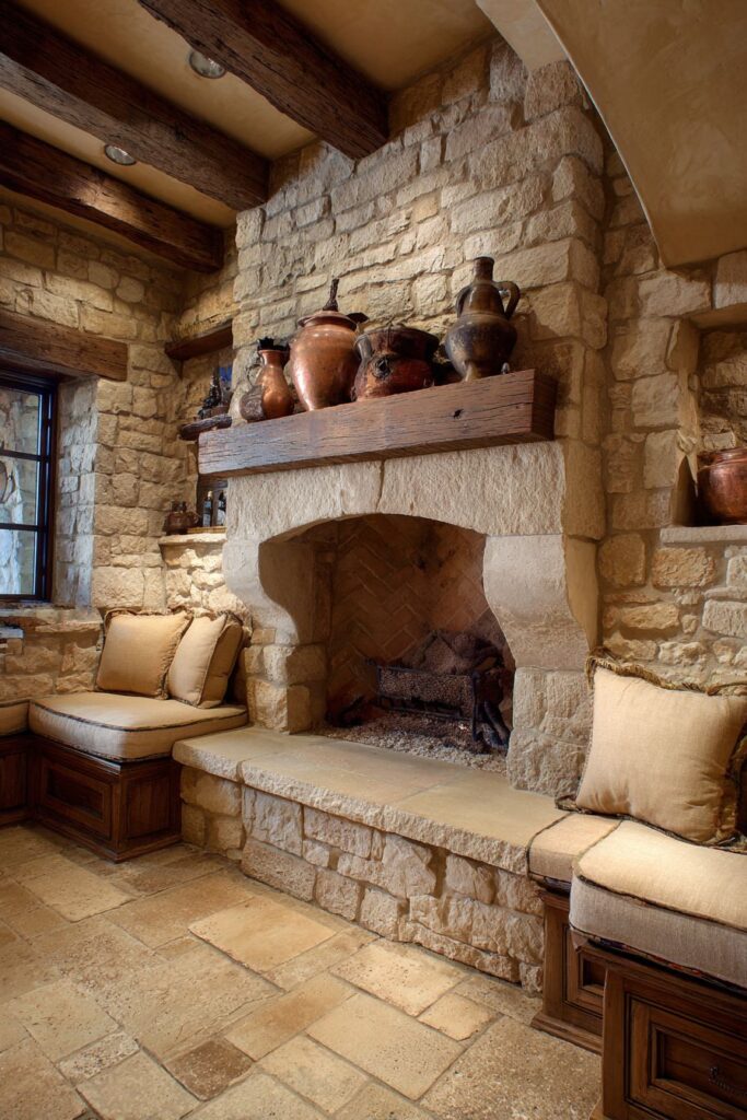 The Cozy Fireside Gathering Space