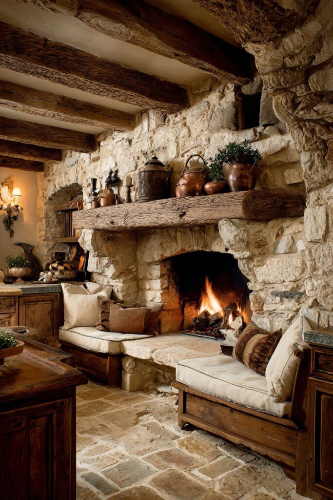 The Cozy Fireside Gathering Space