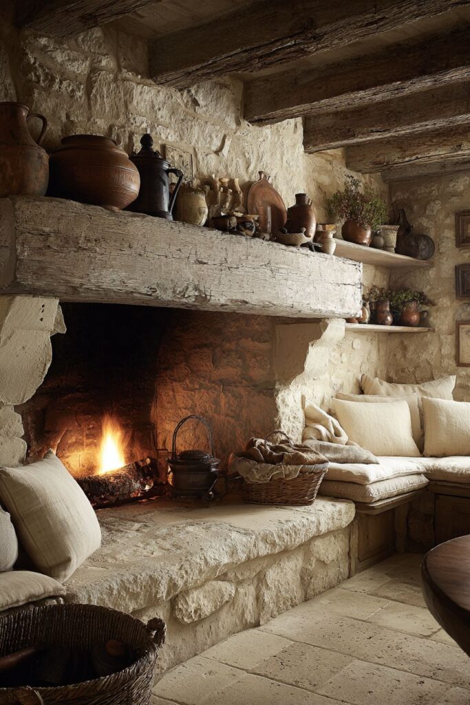 The Cozy Fireside Gathering Space