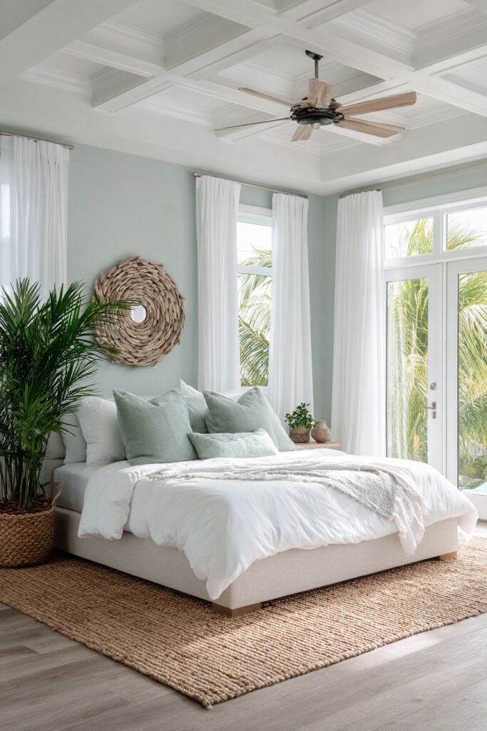 Coastal-Inspired Bedroom with Ocean Breezes