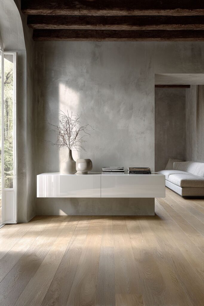 Floating Console Sophistication