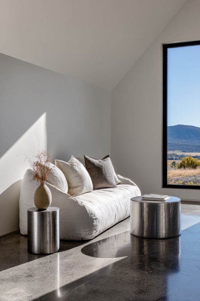 Sculptural Minimalism with Dramatic Proportions