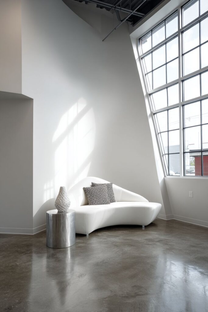 Sculptural Minimalism with Dramatic Proportions