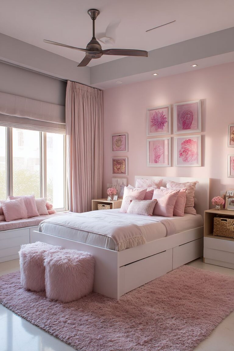 Pink Bedrooms Ideas