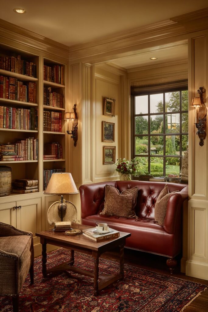 Library-Inspired Cozy Retreat