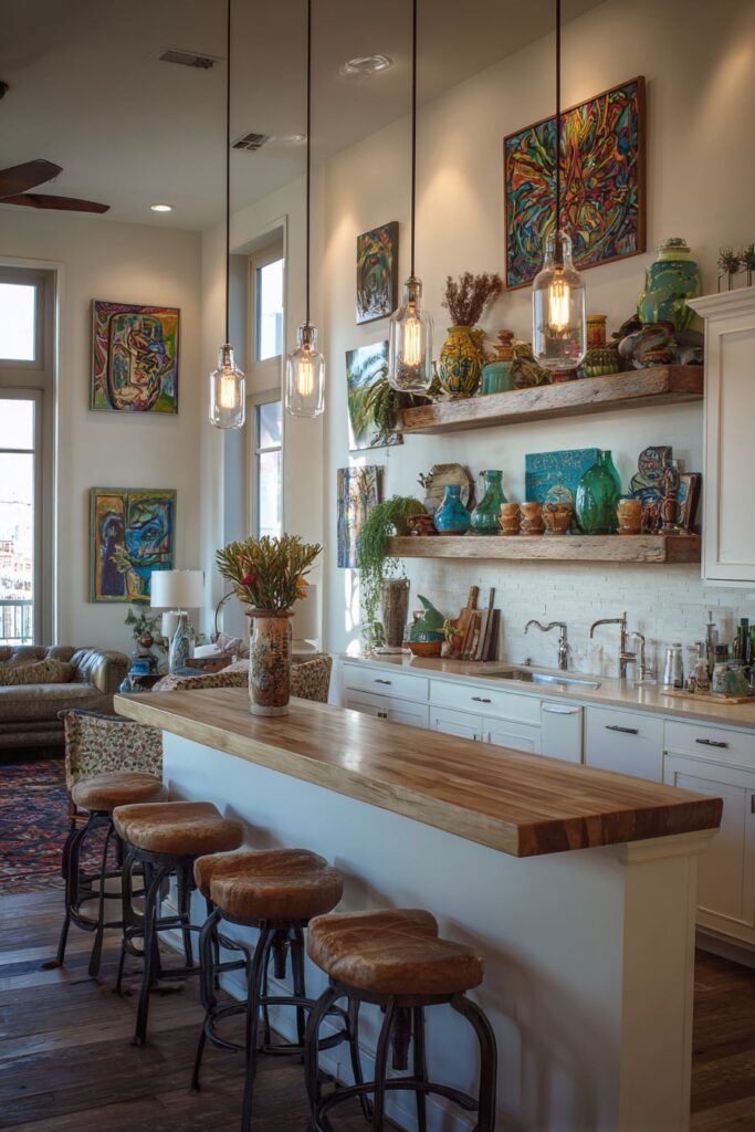 Eclectic Character with Curated Collections