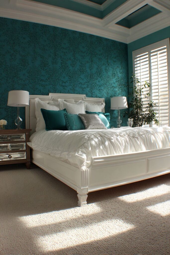 Transitional Silk Wallpaper Elegance