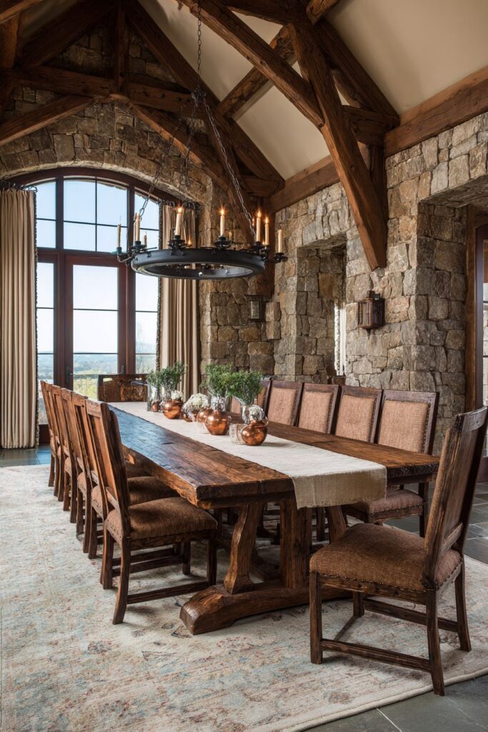 Farmhouse Trestle Chestnut Authentic Character