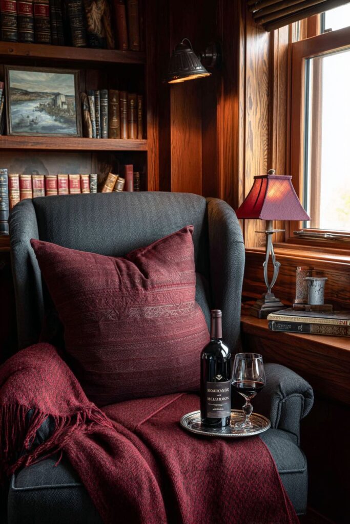 Cozy Reading Nook Intimate Retreat